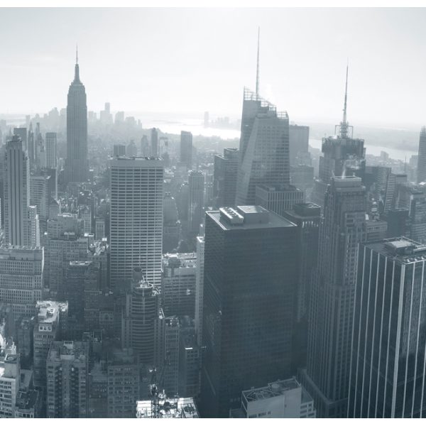 Fototapeta – New York City skyline černá a bílá Fototapeta – New York City skyline černá a bílá