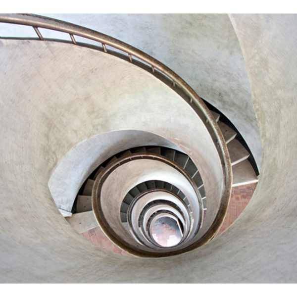Fototapeta – White spiral stairs Fototapeta – White spiral stairs