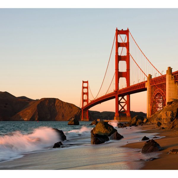 Fototapeta – Most Golden Gate – západ slunce, San Francisco Fototapeta – Most Golden Gate – západ slunce, San Francisco