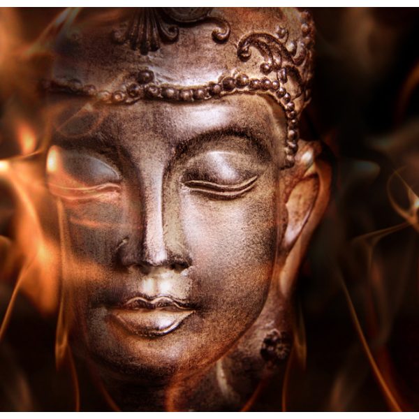 Fototapeta – Buddha. Fire of meditation. Fototapeta – Buddha. Fire of meditation.