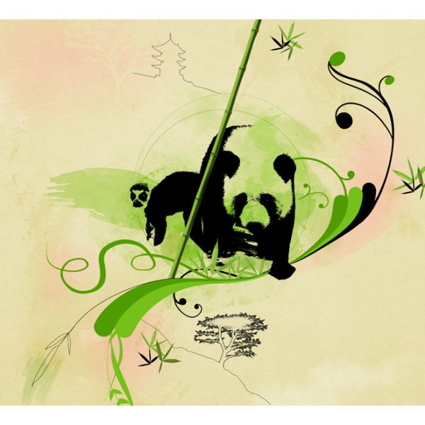 Fototapeta – Giant panda in bamboo forest Fototapeta – Giant panda in bamboo forest