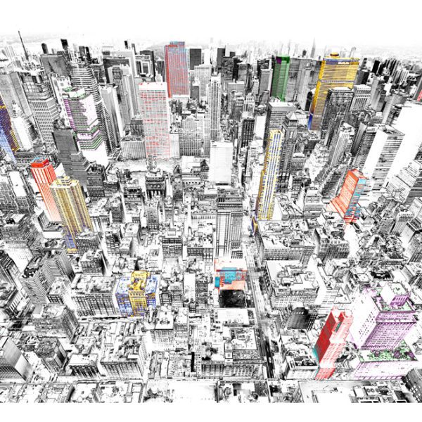 Fototapeta – Sketch of New York Fototapeta – Sketch of New York