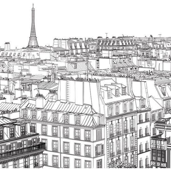 Fototapeta – Parisian’s sketchbook Fototapeta – Parisian’s sketchbook