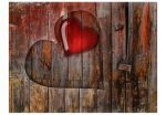 Fototapeta – Heart on wooden background Fototapeta – Heart on wooden background