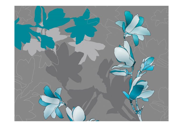 Fototapeta – Blue magnolias Fototapeta – Blue magnolias