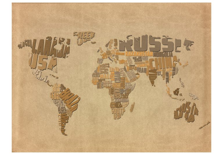 Fototapeta – Explorers‘ map of the World Fototapeta – Explorers‘ map of the World