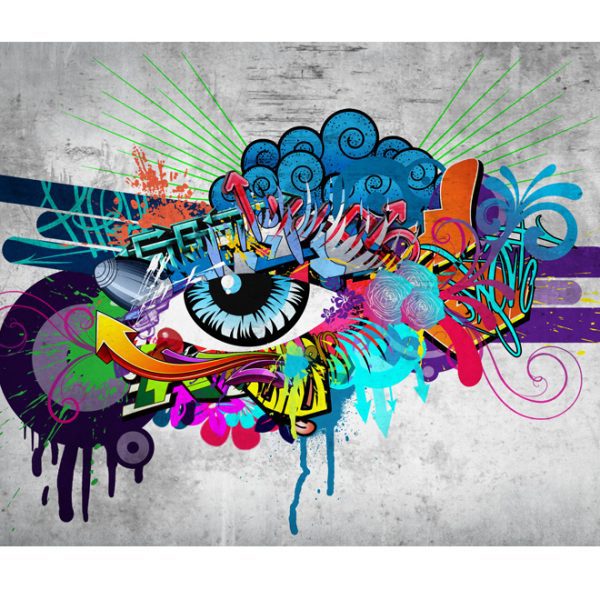 Fototapeta – Graffiti eye Fototapeta – Graffiti eye