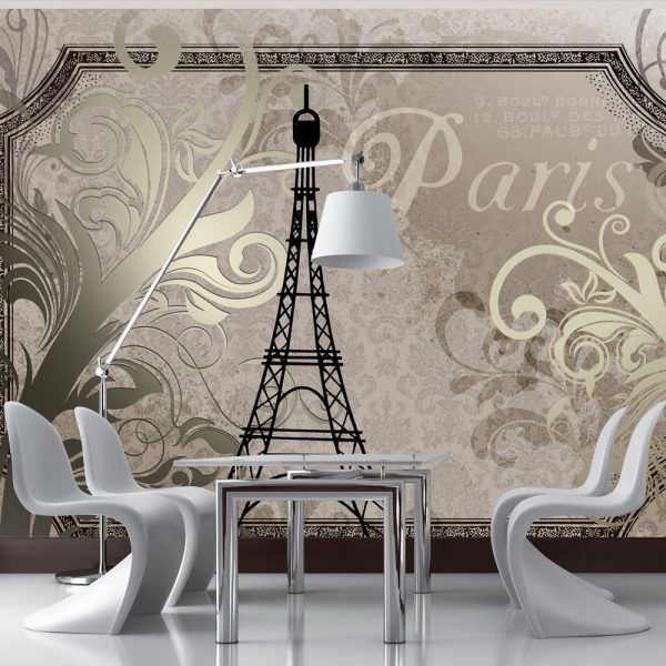 Fototapeta – Vintage Paris – silver Fototapeta – Vintage Paris – silver