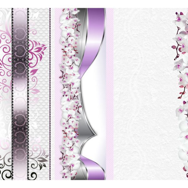 Fototapeta – Parade of orchids in violet Fototapeta – Parade of orchids in violet