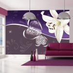 Fototapeta – Lily in shades of violet Fototapeta – Lily in shades of violet