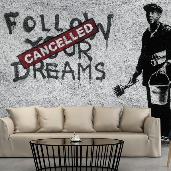 Fototapeta – Dreams Cancelled (Banksy) Fototapeta – Dreams Cancelled (Banksy)