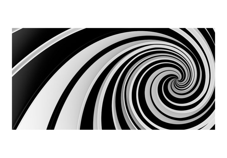 Fototapeta XXL – Black and white swirl Fototapeta XXL – Black and white swirl