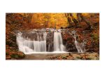 Fototapeta XXL – Autumn landscape: waterfall in forest Fototapeta XXL – Autumn landscape: waterfall in forest
