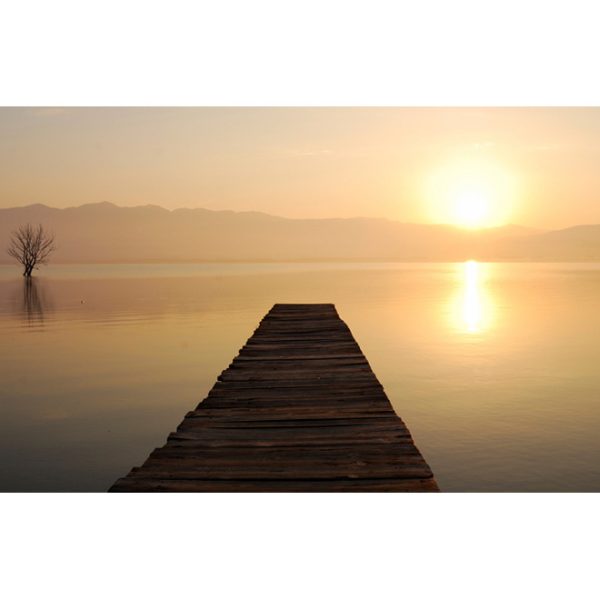 Fototapeta XXL – molo, jezero, západ slunce… Fototapeta XXL – molo, jezero, západ slunce…