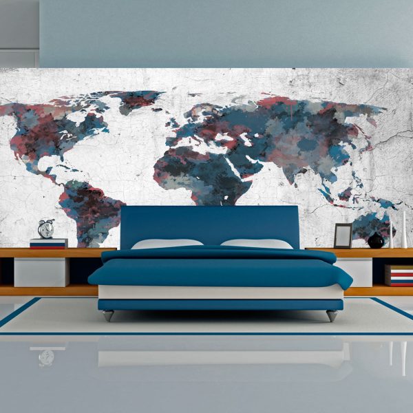 Fototapeta XXL – World Map: Colourful Geography II Fototapeta XXL – World Map: Colourful Geography II
