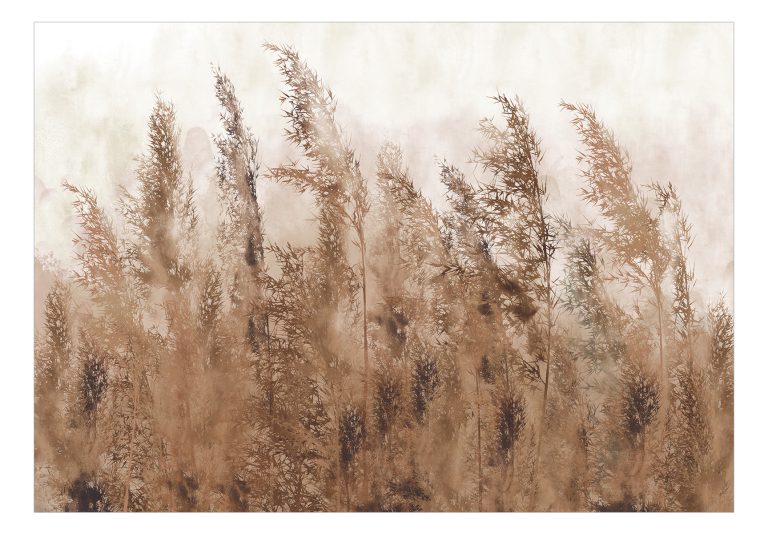 Samolepící fototapeta – Tall Grasses – Brown Samolepící fototapeta – Tall Grasses – Brown