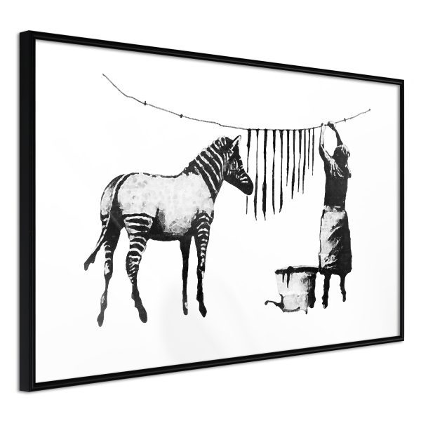 Banksy: Washing Zebra Stripes Banksy: Washing Zebra Stripes