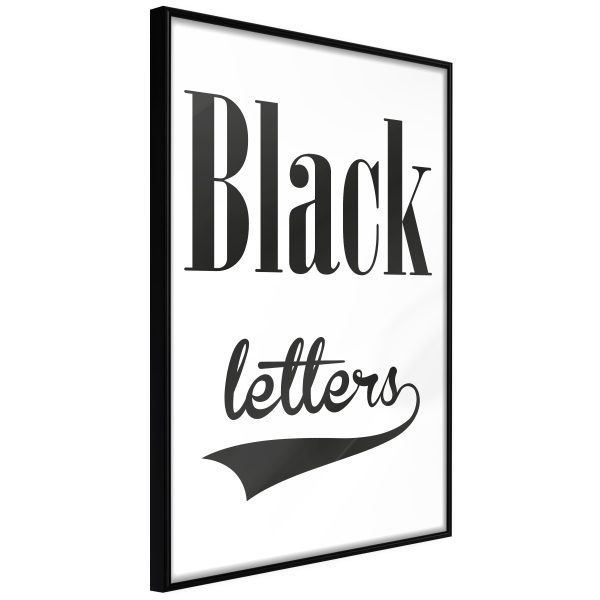 Black Lettering Black Lettering
