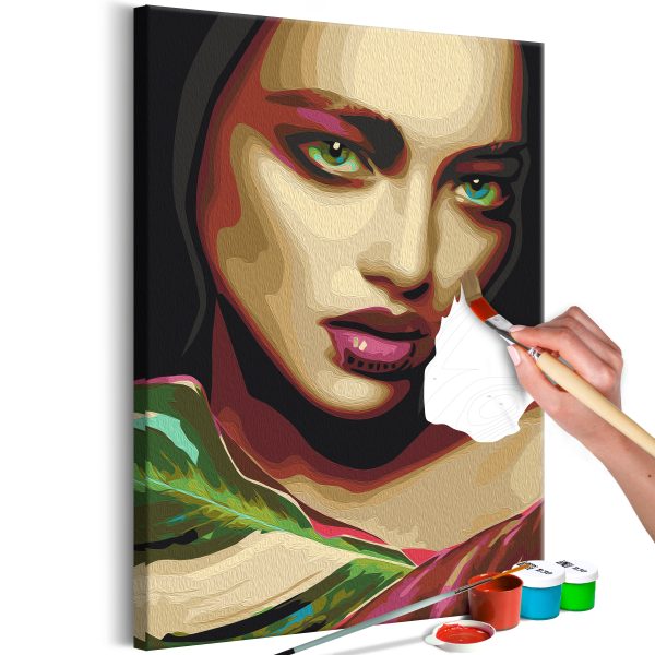 Malování podle čísel – Indian Woman Malování podle čísel – Indian Woman