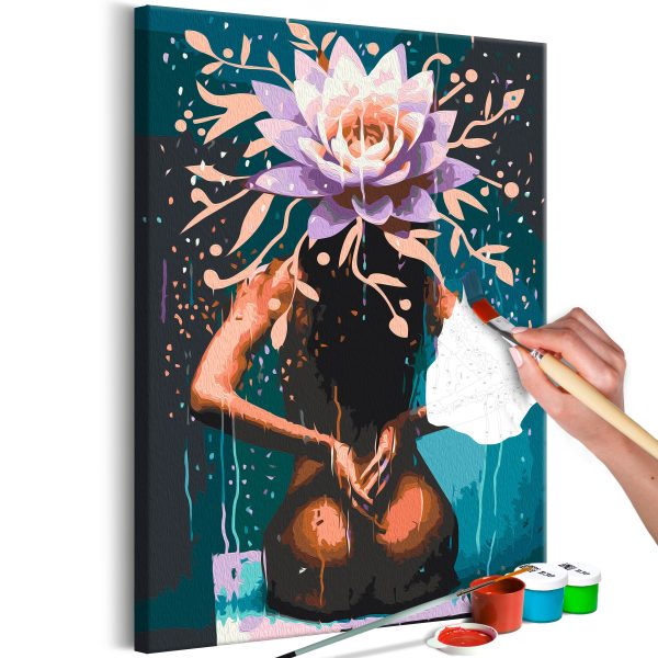 Malování podle čísel – Lotus Lady Malování podle čísel – Lotus Lady
