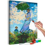 Malování podle čísel – Claude Monet: Woman with a Parasol Malování podle čísel – Claude Monet: Woman with a Parasol