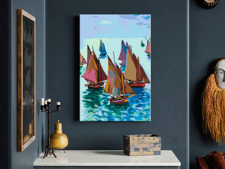 Malování podle čísel – Claude Monet: Fishing Boats Malování podle čísel – Claude Monet: Fishing Boats