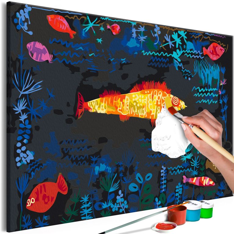 Malování podle čísel – Paul Klee: Goldfish Malování podle čísel – Paul Klee: Goldfish