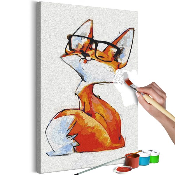Malování podle čísel – Eyeglass Fox Malování podle čísel – Eyeglass Fox