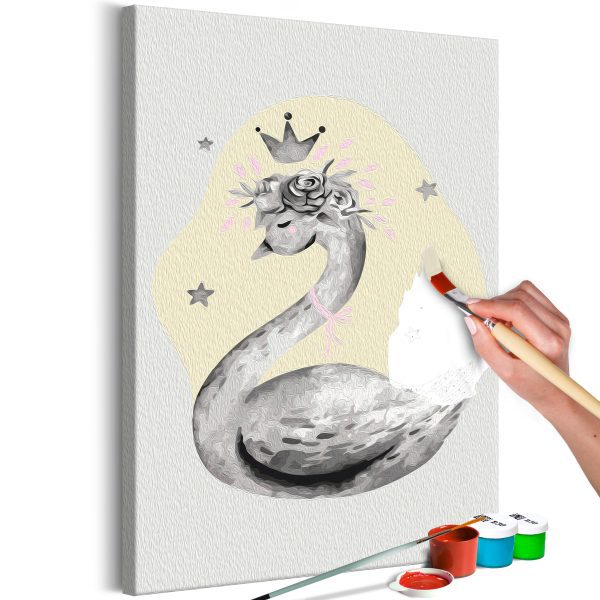 Malování podle čísel – Swan Couple Malování podle čísel – Swan Couple