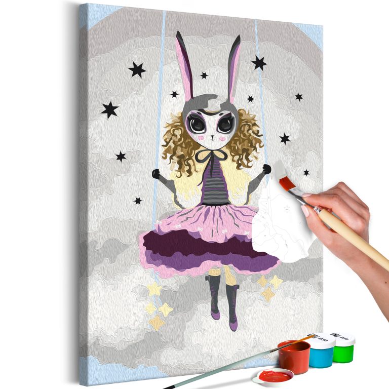 Malování podle čísel – Lady Bunny Malování podle čísel – Lady Bunny