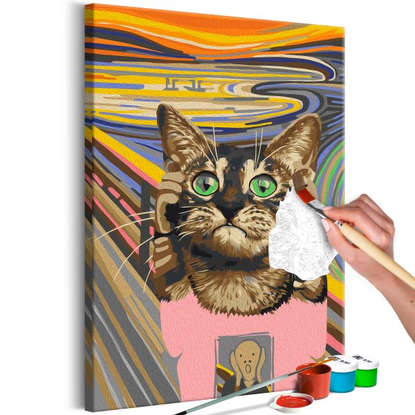 Malování podle čísel – Cat Panic Malování podle čísel – Cat Panic