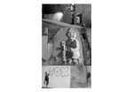 Fototapeta – Banksy – grey collage Fototapeta – Banksy – grey collage