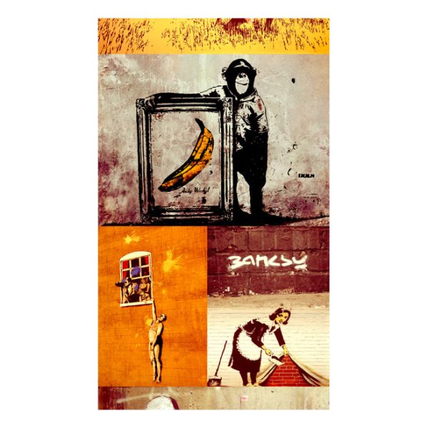 Fototapeta – Collage – Banksy Fototapeta – Collage – Banksy