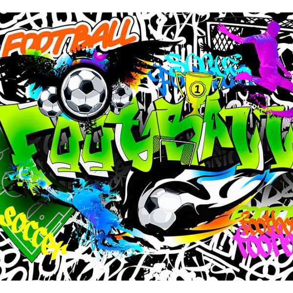 Fototapeta – Football Graffiti Fototapeta – Football Graffiti