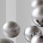 Tapeta 3D levitující perly Tapeta 3D levitující perly