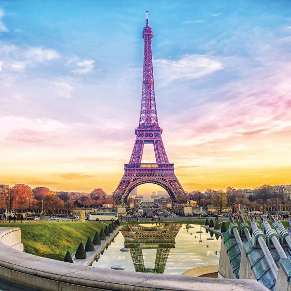 Tapeta Eiffelova věž fialová Tapeta Eiffelova věž fialová