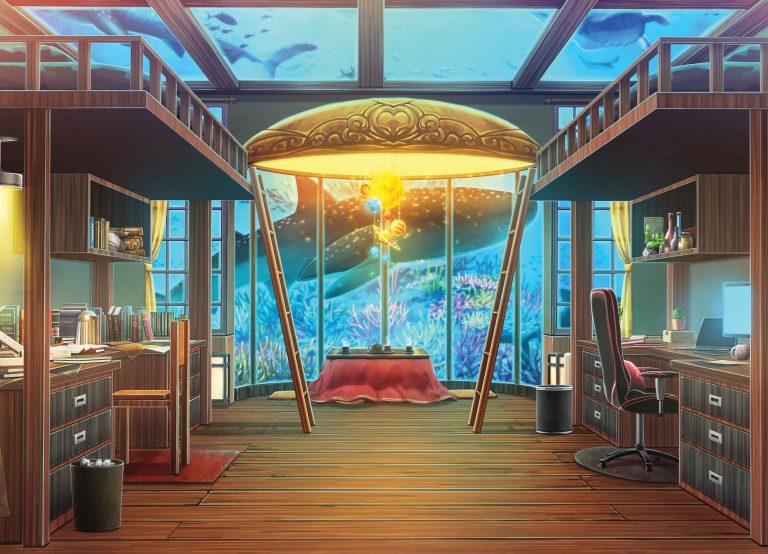 Anime tapeta Pokoj pod mořem Anime tapeta Pokoj pod mořem