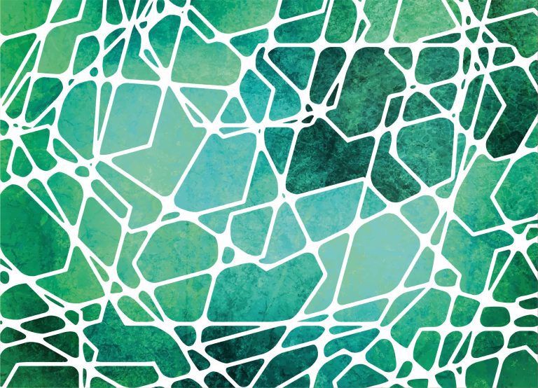 Tapeta Zelená mozaika Tapeta Zelená mozaika