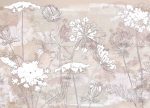 Tapeta Kontury rostlin v japonském stylu Tapeta Kontury rostlin v japonském stylu