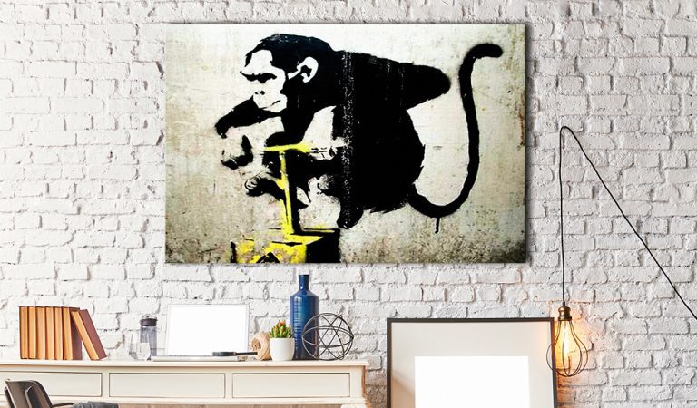 Obraz – Monkey Detonator by Banksy Obraz – Monkey Detonator by Banksy