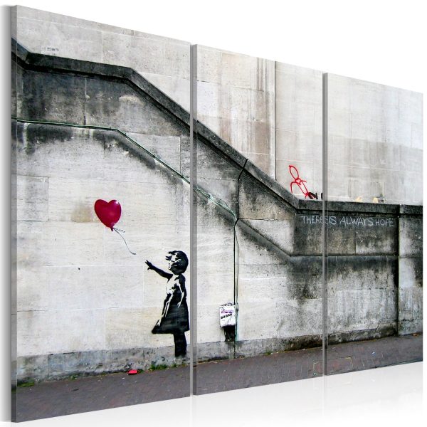Obraz – Girl With a Balloon by Banksy Obraz – Girl With a Balloon by Banksy