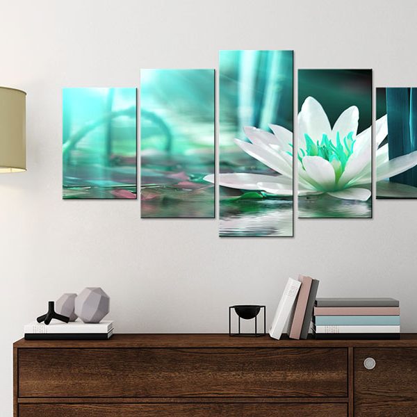 Obraz – Turquoise Lotus Obraz – Turquoise Lotus