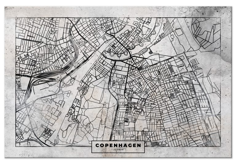 Obraz – Copenhagen Plan (1 Part) Wide Obraz – Copenhagen Plan (1 Part) Wide