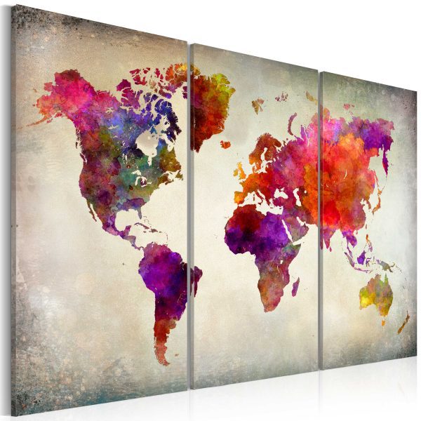 Obraz – World – Mosaic of Colours Obraz – World – Mosaic of Colours
