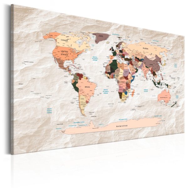 Obraz – World Map: Spilt Paint Obraz – World Map: Spilt Paint