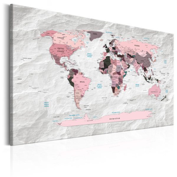 Obraz – World Map: Painted World Obraz – World Map: Painted World