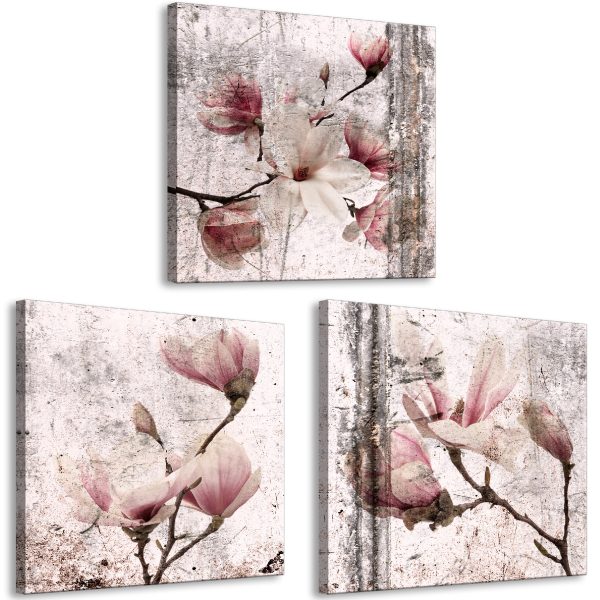 Obraz – Lyrical Magnolias (3 Parts) Obraz – Lyrical Magnolias (3 Parts)