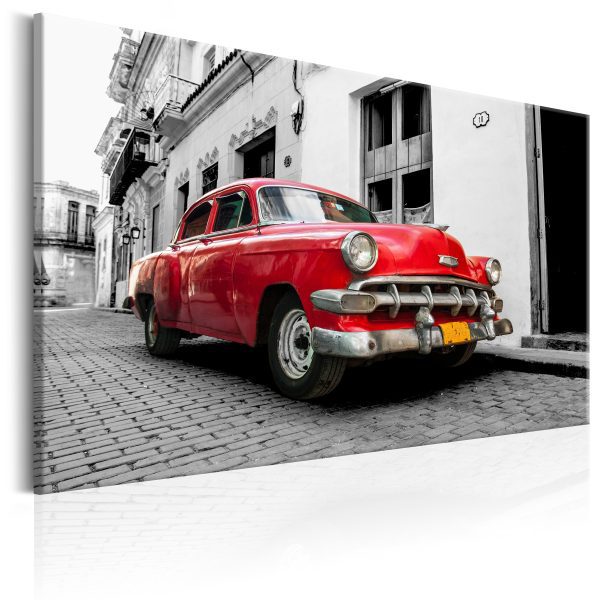 Obraz – Cuban Classic Car (Red) Obraz – Cuban Classic Car (Red)