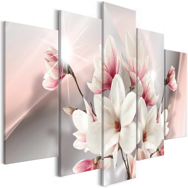 Obraz – Magnolia in Bloom (5 Parts) Wide Obraz – Magnolia in Bloom (5 Parts) Wide