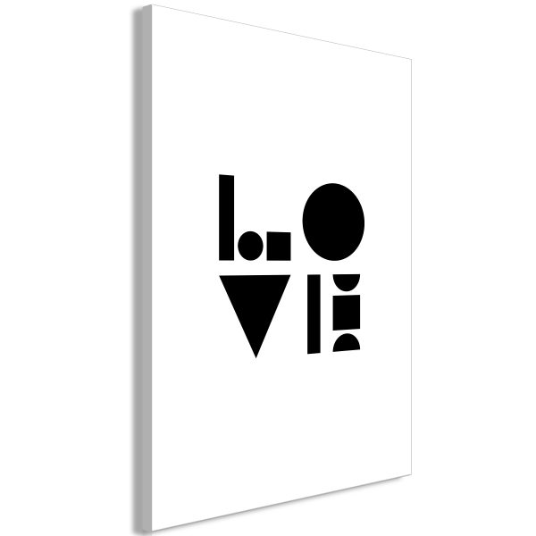 Obraz – Black, White and Love (1 Part) Vertical Obraz – Black, White and Love (1 Part) Vertical